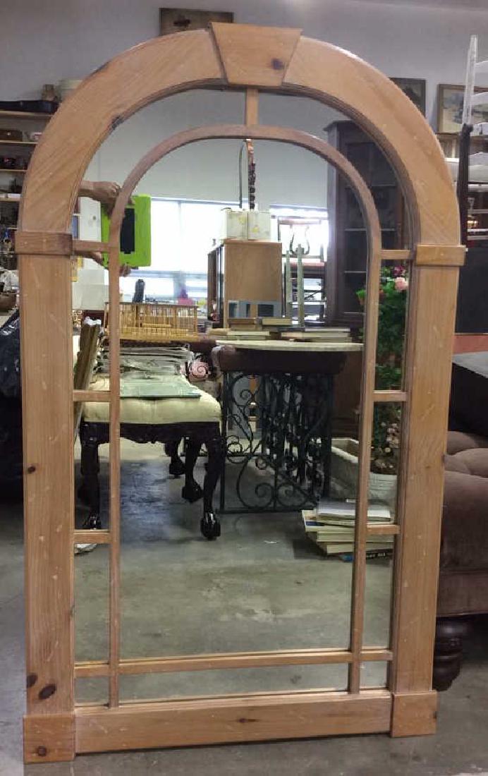 CARVERS GUILD Keystone Arch Pine Finish Mirror (1 of 9)