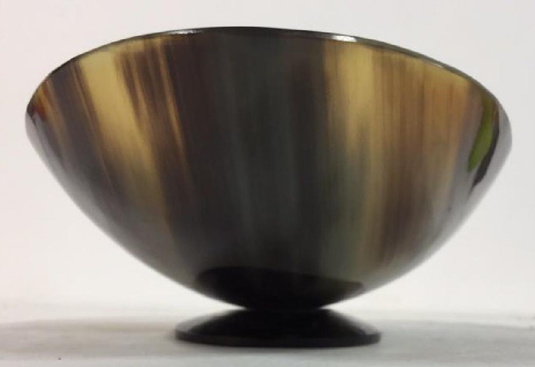 Carved Shell Interior to Smoothe Footed Bowl (1 of 11)