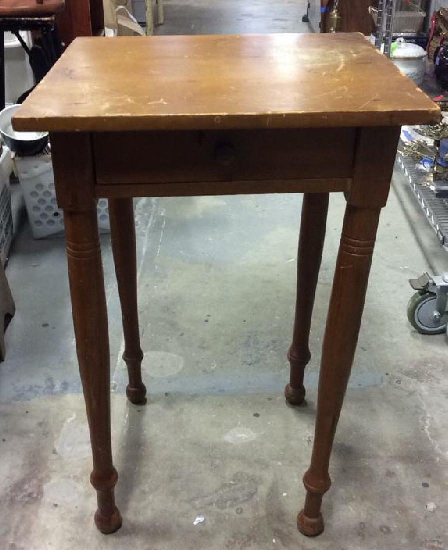 Vintage 4 Legged Country Side Table (1 of 8)
