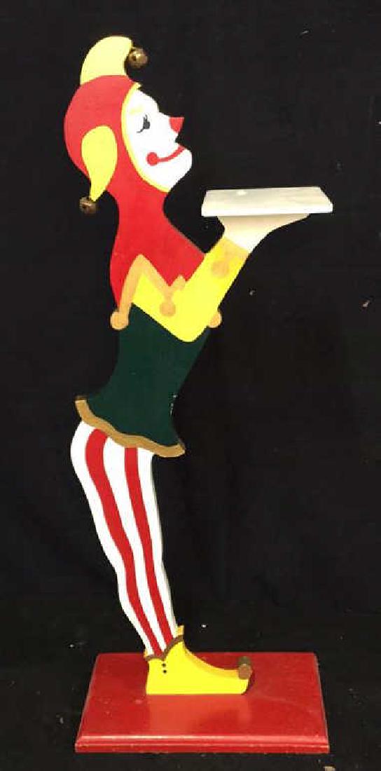 Mark Kavitz, Painted Folk Art Wood Court Jester (1 of 13)