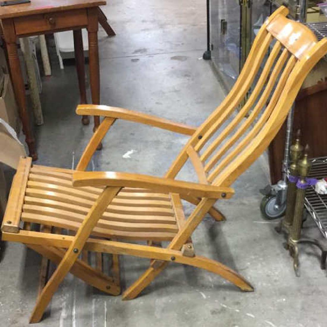 The R.M.S. Queen Mary Wooden Lounge Chair (1 of 8)
