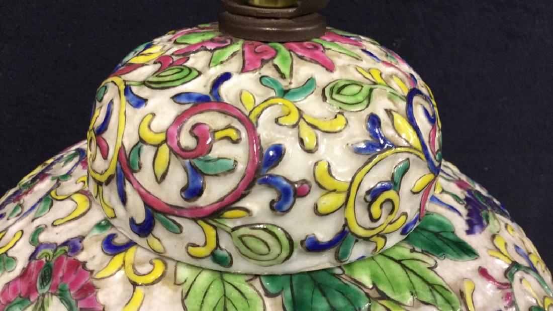 Oriental Porcelain Ginger Jar Lamp (1 of 9)