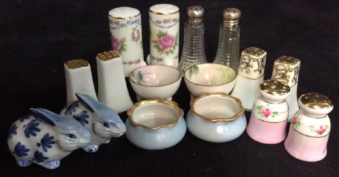 Vintage Antique Porcelain Salt Pepper Lot (1 of 11)
