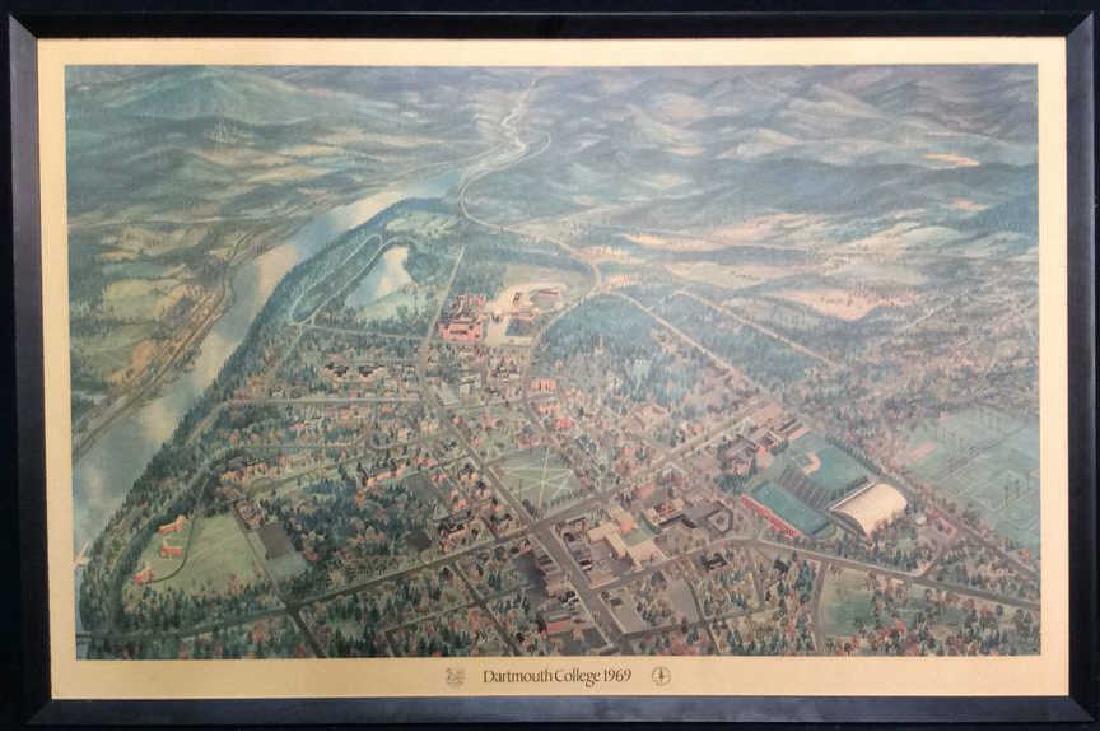 Framed Print On Board Of Dartmouth College (1 of 8)