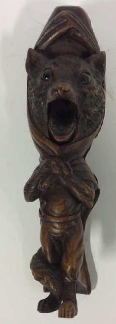 Hand Carved Wolf Form Nutcracker (1 of 16)