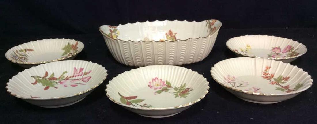 Lot 6 Porcelain Plates & Oval Serving Dish (1 of 9)