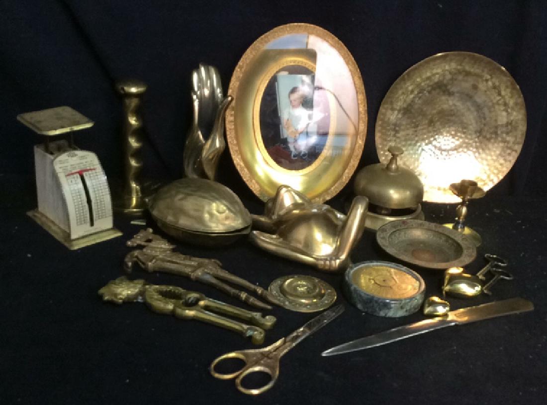 Group Collectible Brass Oddities and Desk Top (1 of 20)