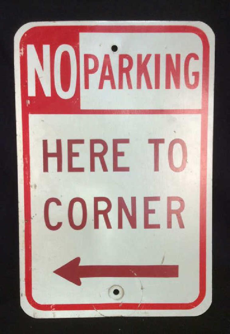 Vintage Painted Metal Road Sign (1 of 11)