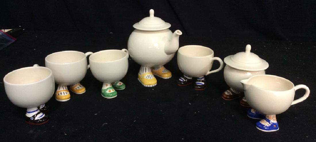 Carlton Ware England Ceramic Tea Set (1 of 9)