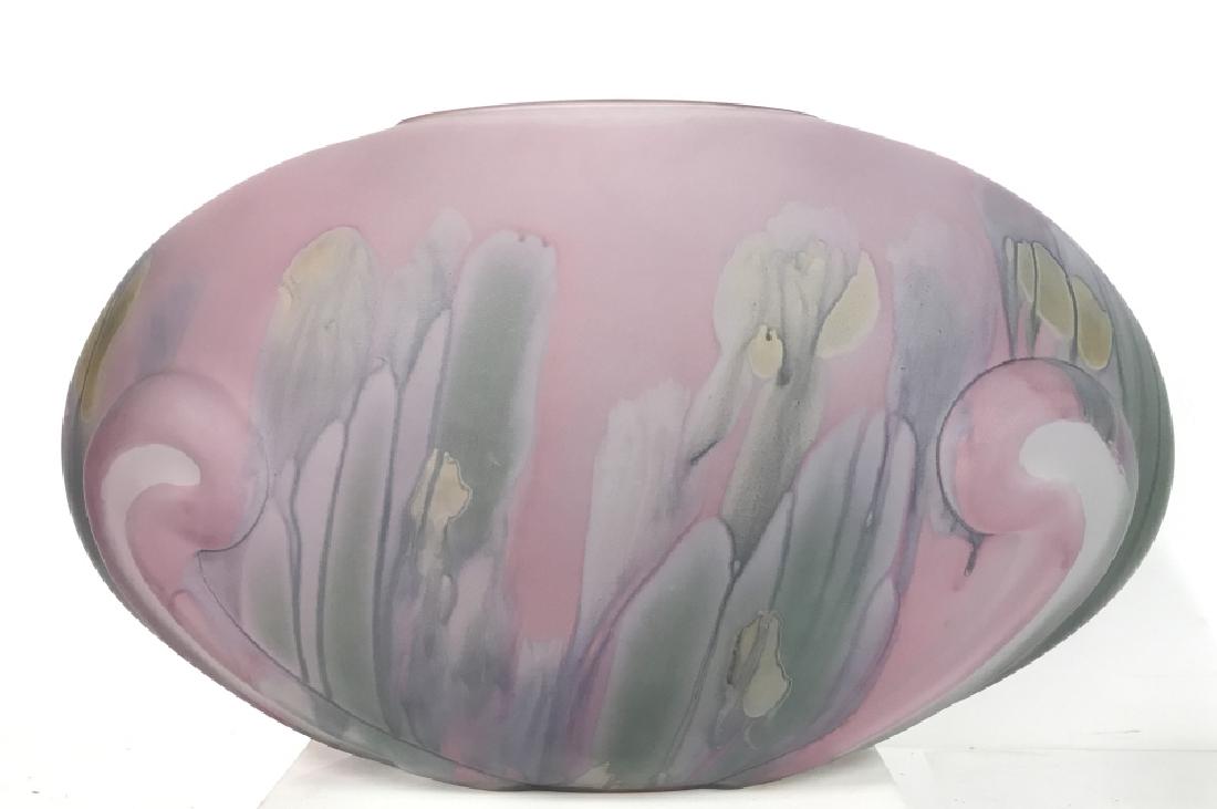 Painted Art GlassTable Centerpiece (1 of 5)