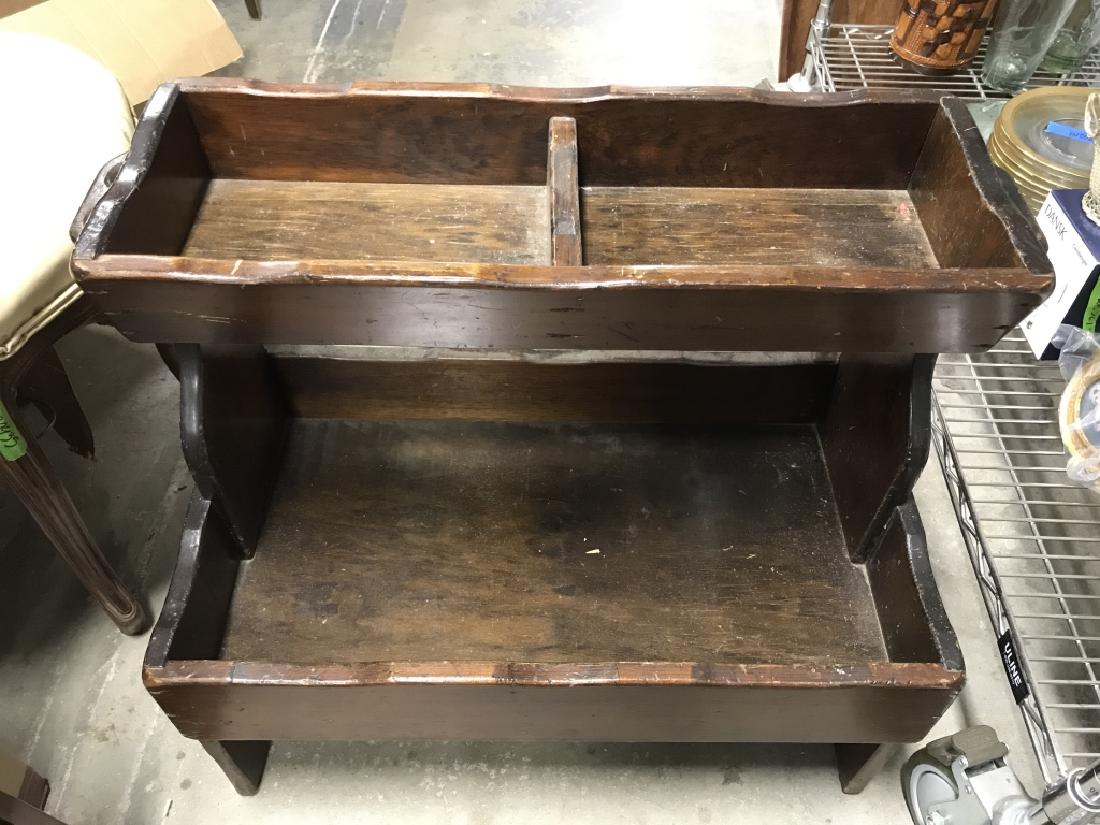 Vintage Wooden Plant Stand Dough Box (1 of 6)