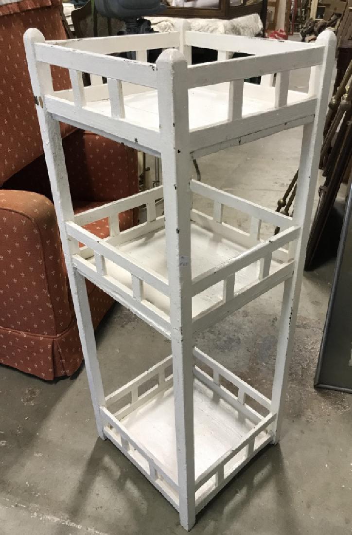 Vintage Three Tiered Wooden Plant Stand (1 of 5)