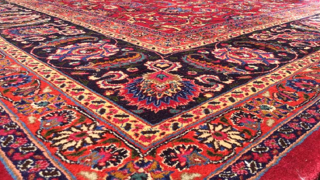 Hand Made Wool Oriental Carpet Room Size, MASHAD Rug (1 of 17)