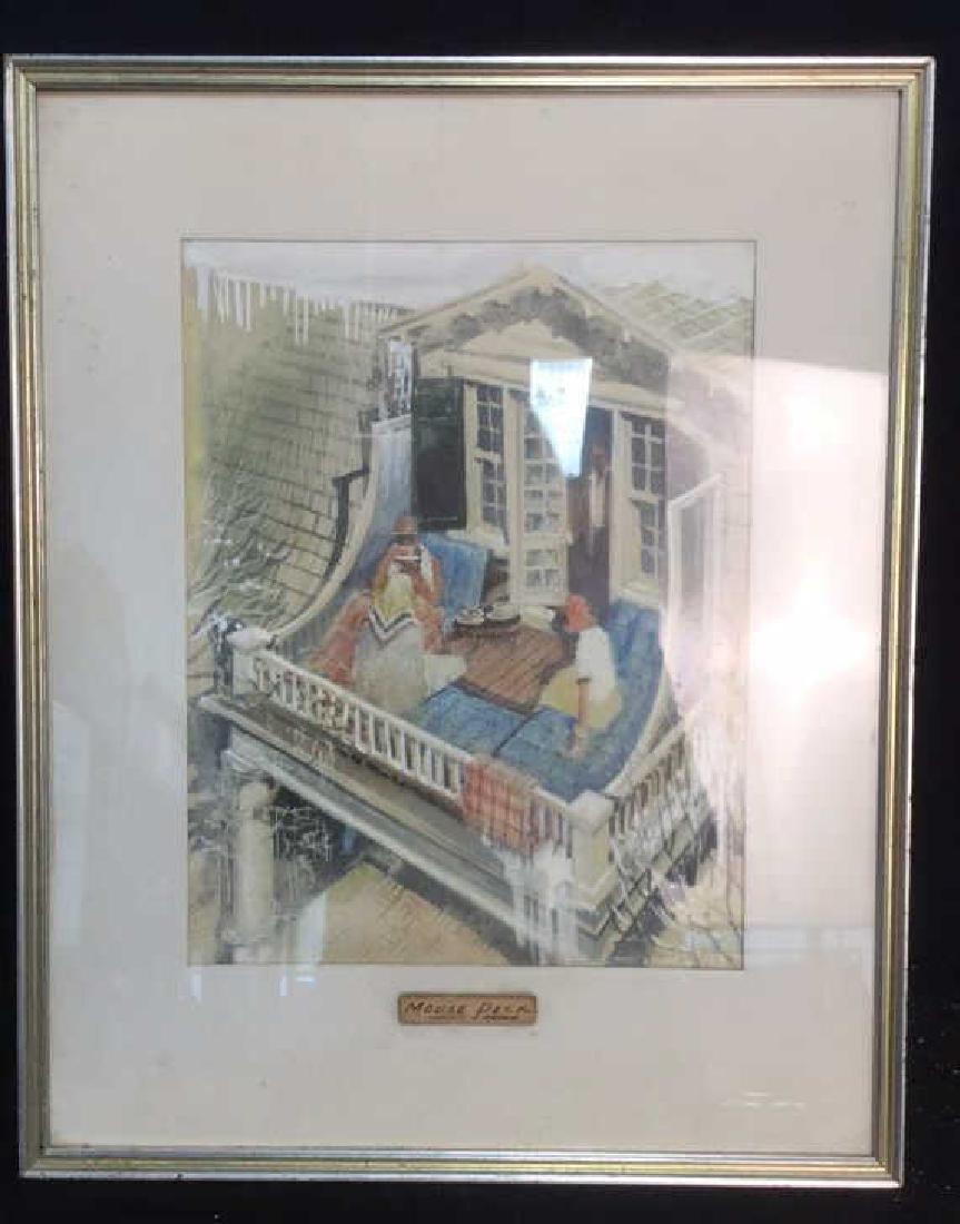 KF, 1965 Watercolor Artwork, Mouse Deck (1 of 12)