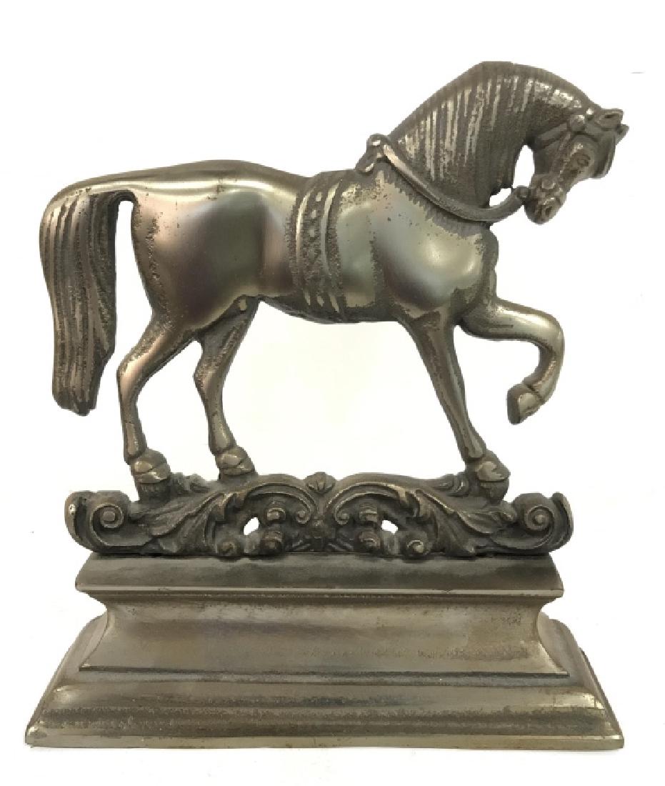 Horse Figural Metal Sculpture or Door Stop (1 of 8)