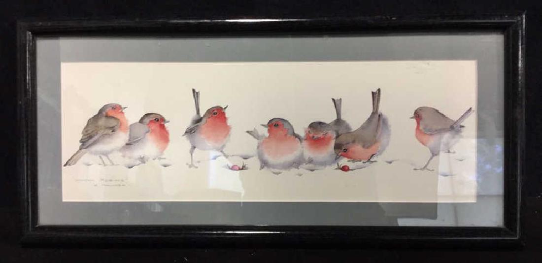 V PFEIFFER WINTER ROBBINS Framed Print (1 of 8)