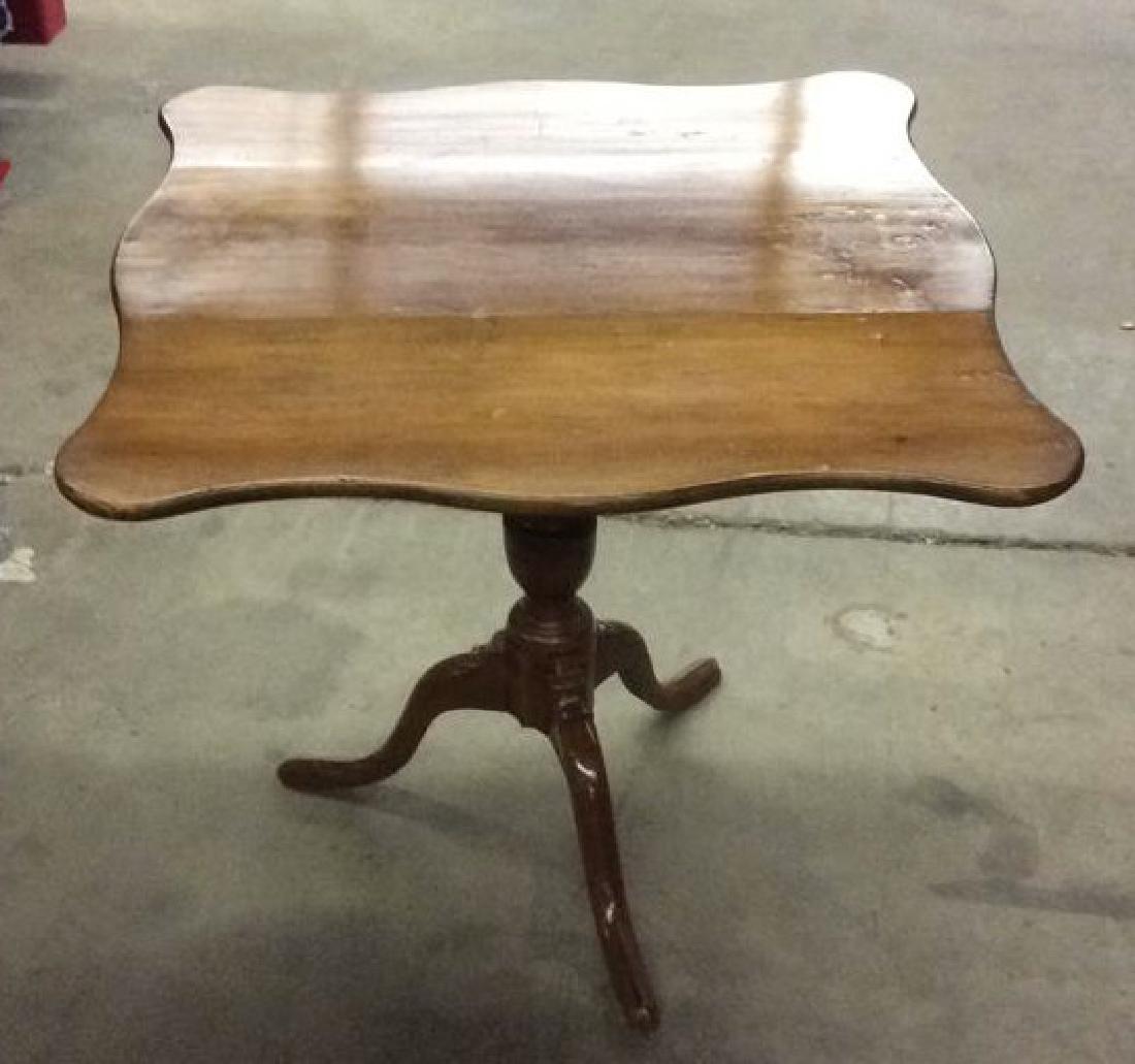 Antique Tilt Top Tea Table, Pedestal Tripod Base (1 of 11)