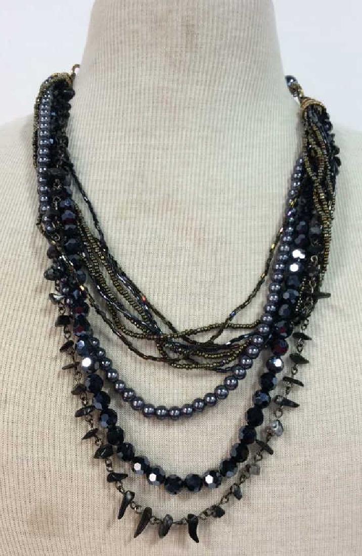 Women’s Multilayered Beaded Necklace (1 of 8)