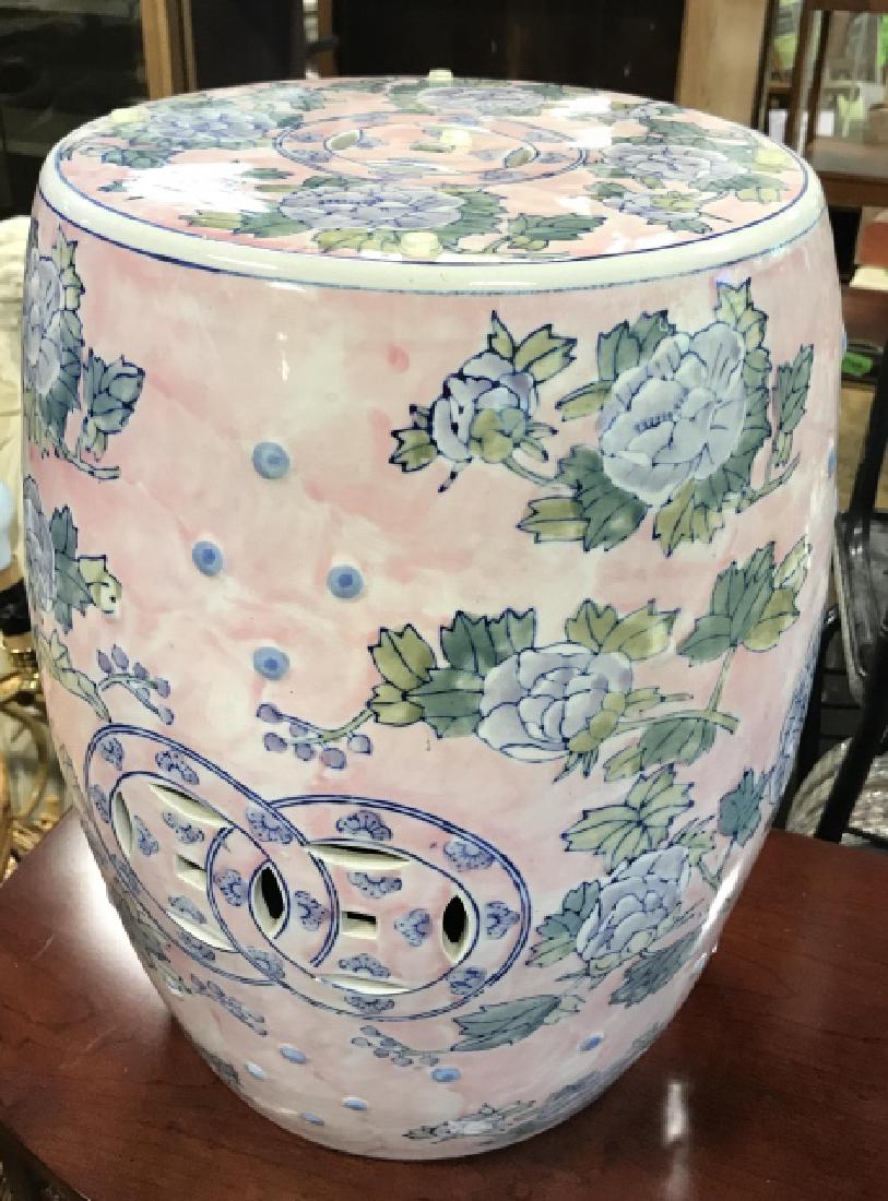 Porcelain Asian Garden Stool (1 of 10)