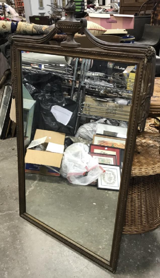 Vintage Carved Wood Mirror (1 of 7)