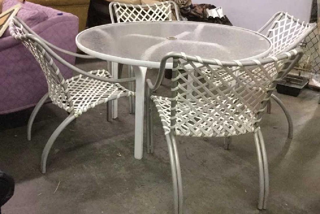 Lot 5 Outdoor Table & Chair Set (1 of 10)