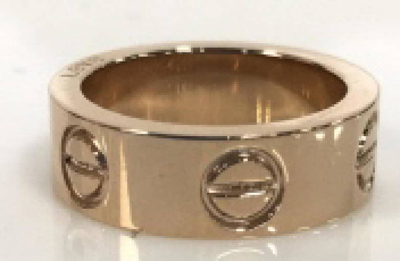 Cartier 18k Rose Gold C de Cartier Diamond Wedding Band – Oliver Jewellery