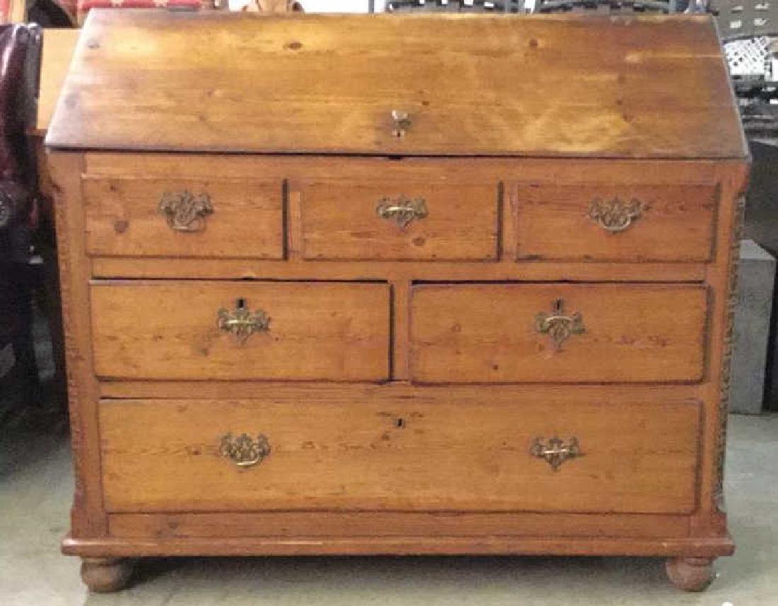 Antique 3 Drawer Secretary Desk, Dry Sink (1 of 10)