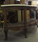 Antique Semi Circ Marble Top Console Table Buffet - 4
