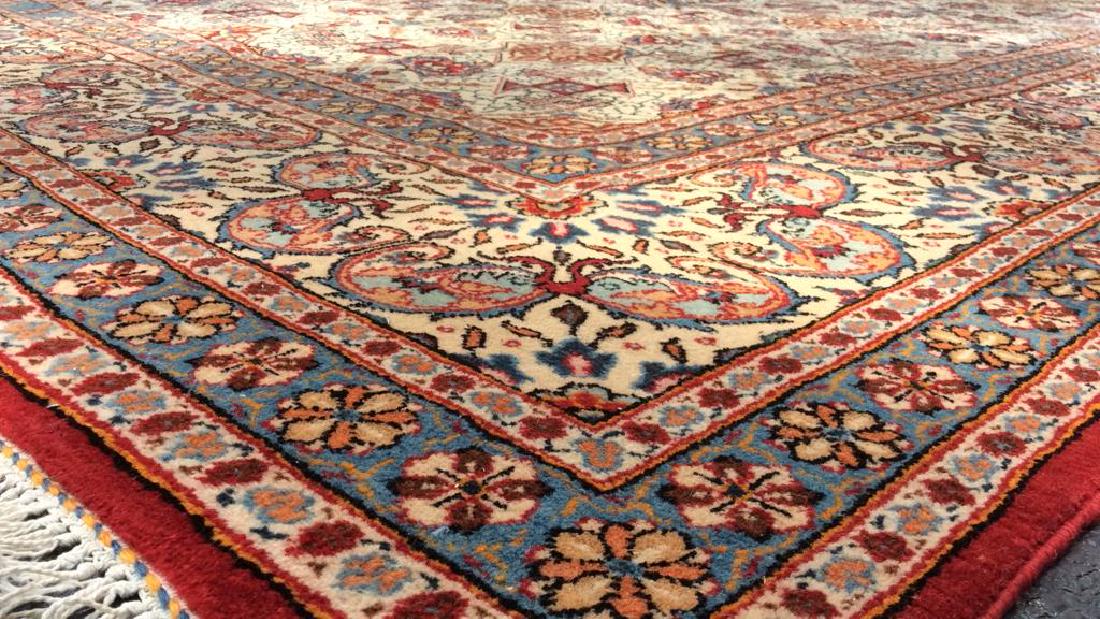 Vintage KASHAN Room Size Handmade Wool Rug (1 of 13)