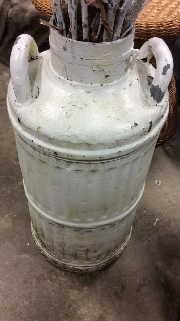 Outdoor Metal Jar Vase Planter (1 of 8)