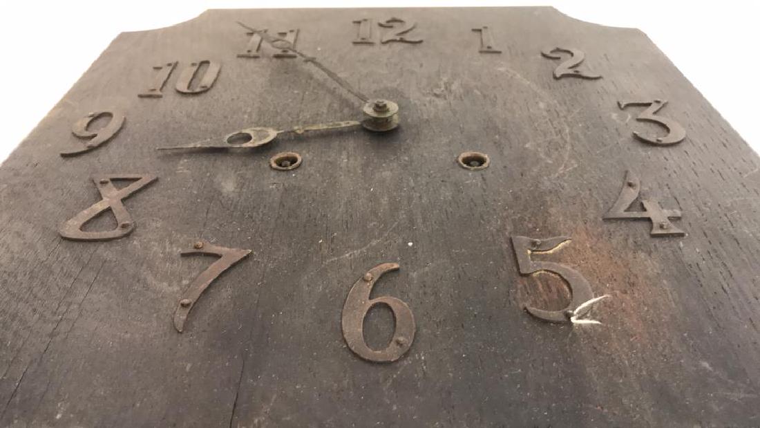 Antique Wooden Arts and Crafts Wall Clock (1 of 10)