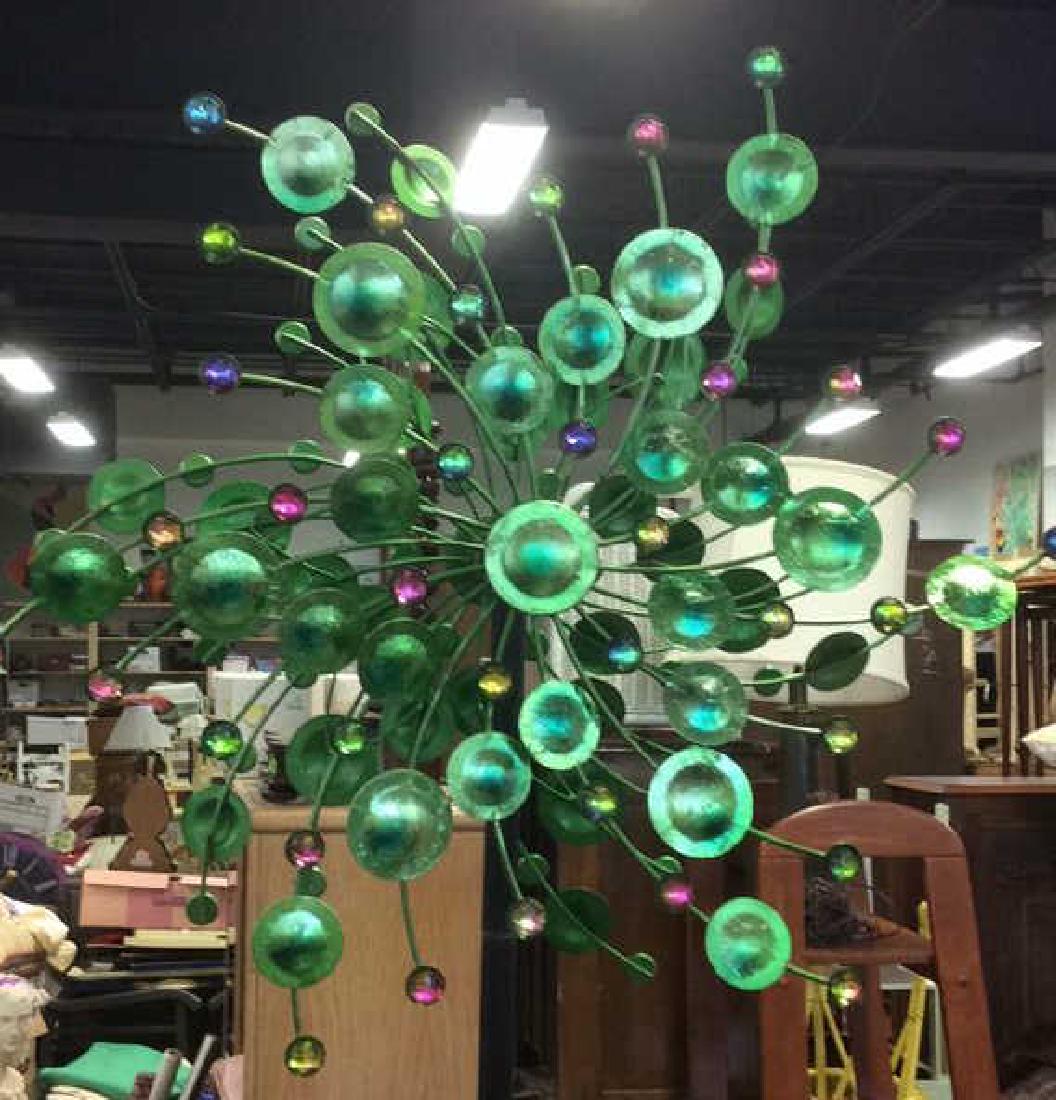 Spinning Irridescent Peacock Toned Garden (1 of 15)