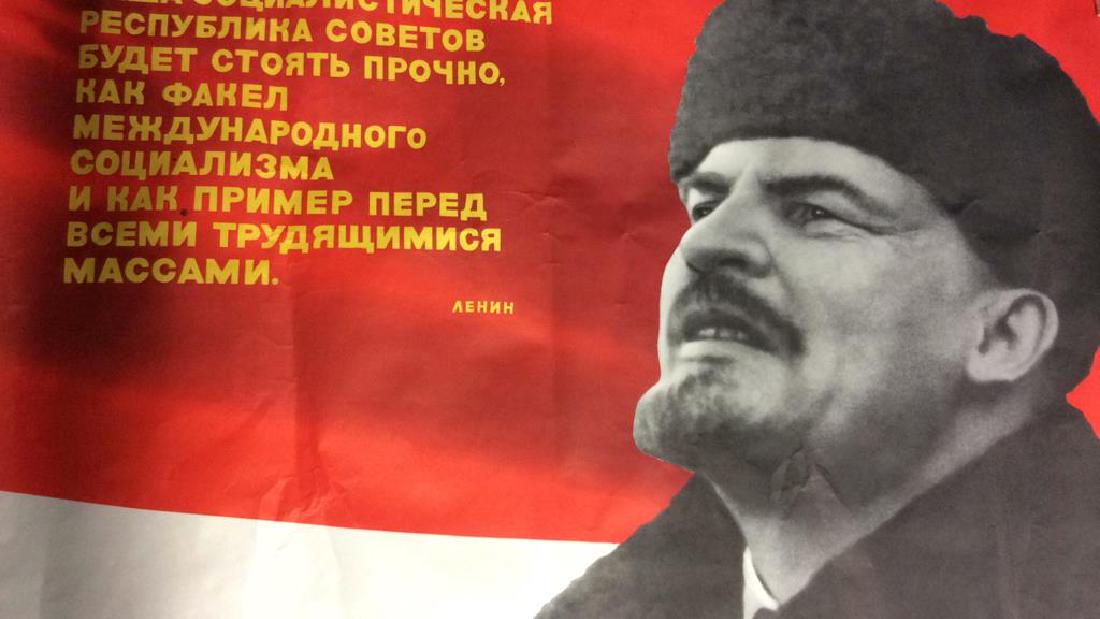 Working Masses Vintage Russian Propaganda Poster (1 of 7)