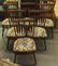 6 Tell City Wood Mid Century Modern Dining Chairs