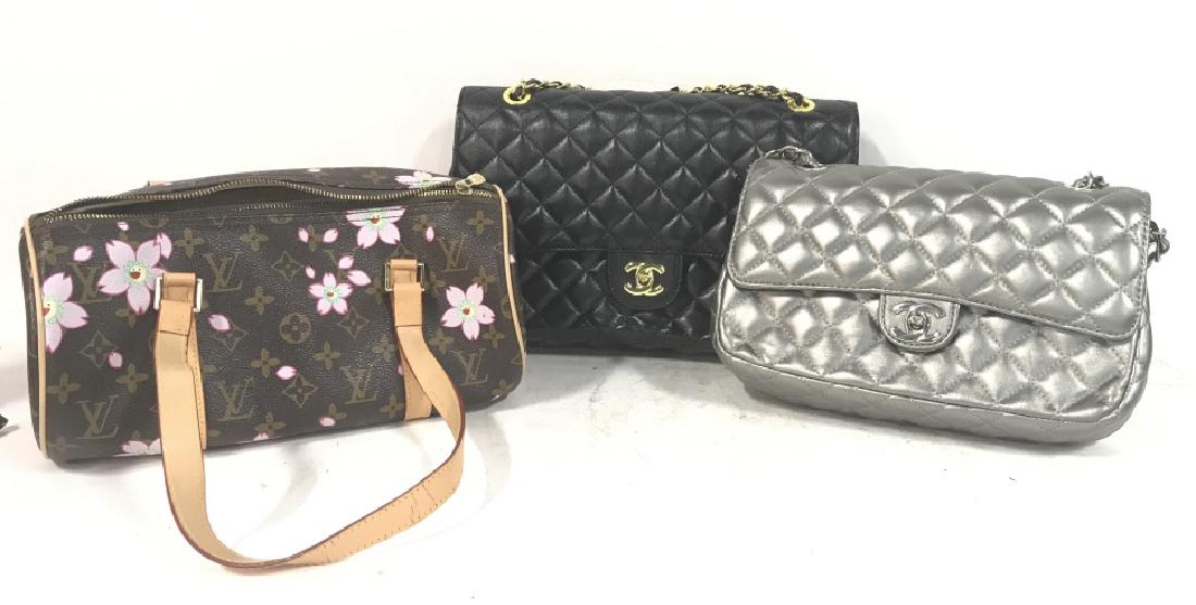 Group Lot Faux Chanel and Louis Vuitton Handbags (1 of 11)