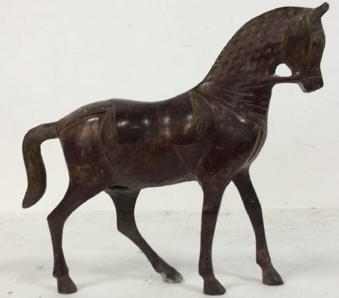 Metal Iron Hand Forged Horse Sculpture (1 of 10)
