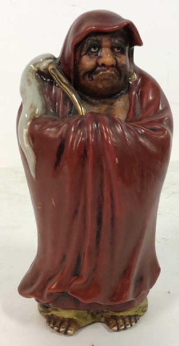 Asian Ceramic Figural w Scythe (1 of 13)