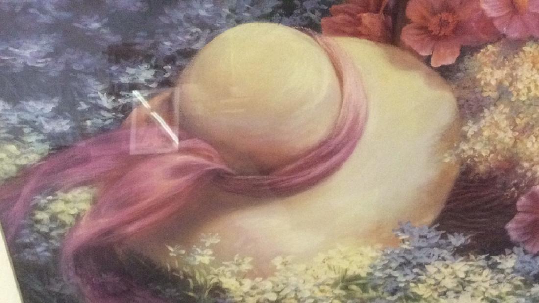 Framed Poster Print Of Hat, Basket And Flowers (1 of 8)