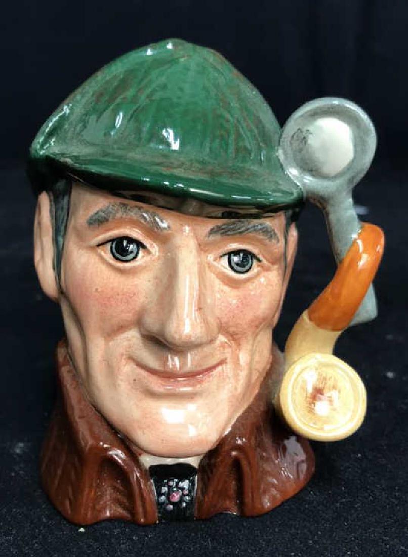 Royal Doulton Sleuth Porcelain Toby Mug: Marked underside made in England, Royal Doulton, The Sleuth, measures ht app 4.5 inches