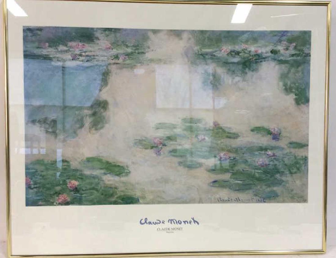 Claude Monet Framed Exhibition Poster Waterlilies (1 of 7)