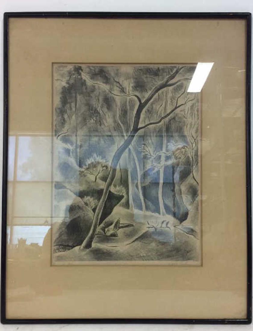 Signed Andree Ruellan Le Ravin Lithograph (1 of 8)