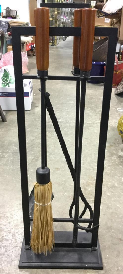 Lot 5 Mid Century Modern Fireplace Tools & Stand (1 of 8)