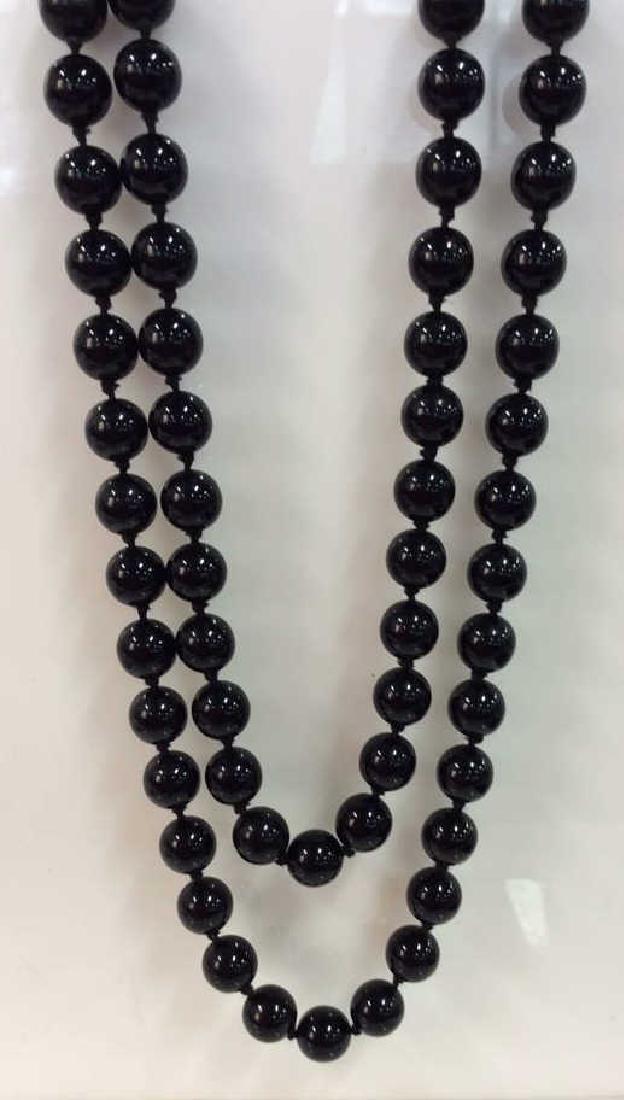 Black Onyx Natural Stone Necklace (1 of 5)