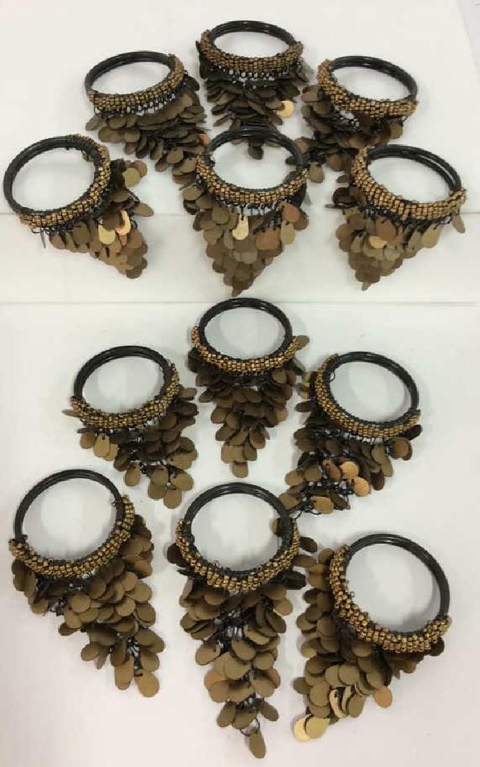 Set 12 Metal Napkin Rings Tabletop (1 of 7)