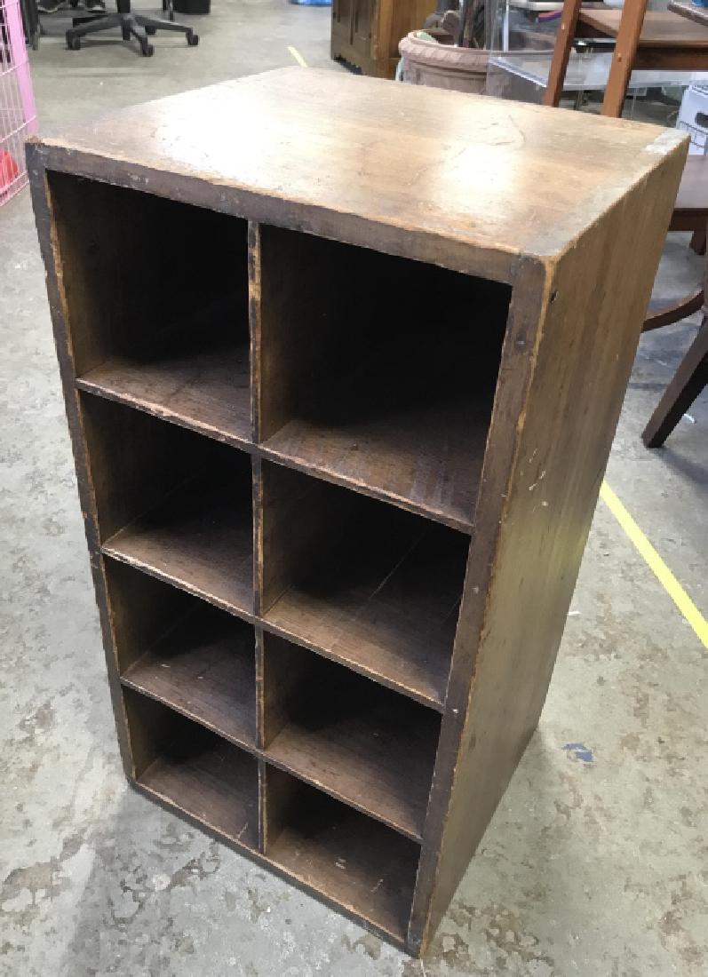 Vintage Poss Antique Wooden Storage Box Shelves (1 of 9)