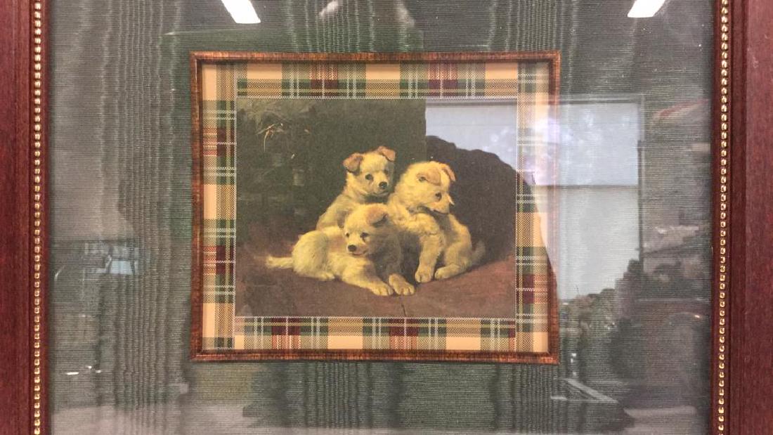 Lot 2 Framed Dog Prints Artwork (1 of 9)