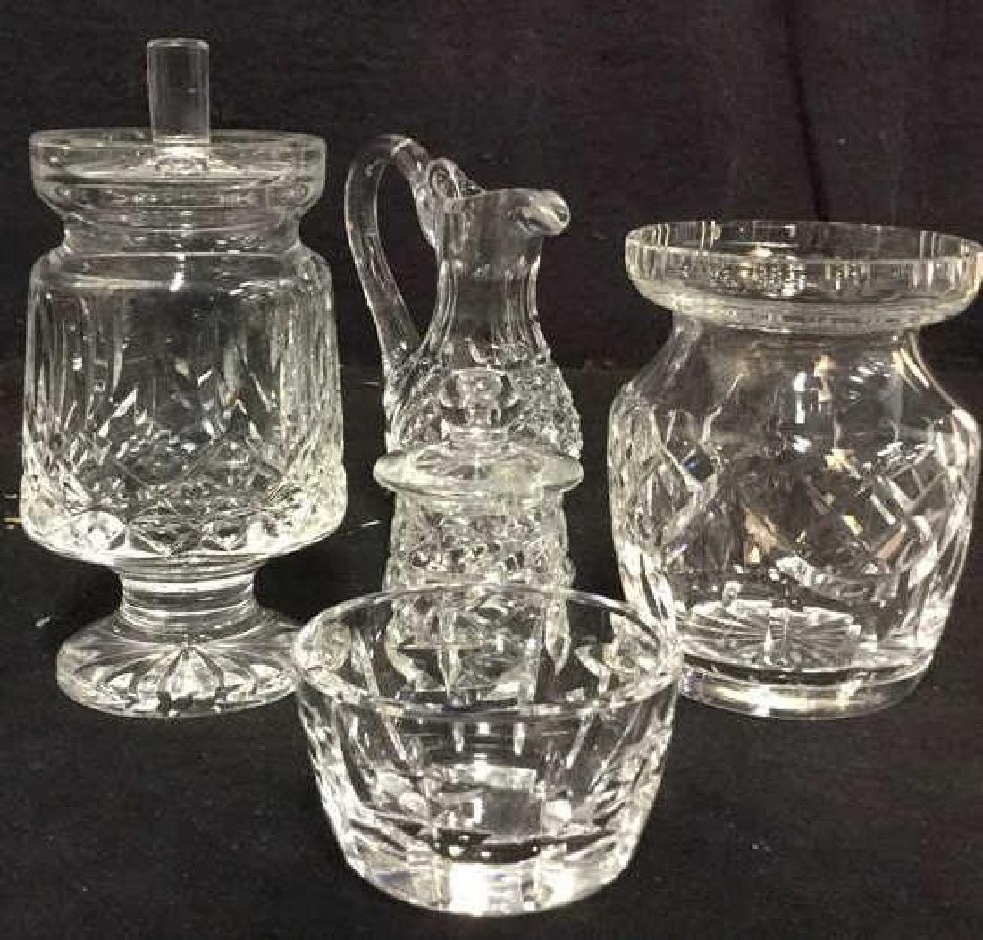 Lot 5 WATERFORD Cut Crystal Tabletop Accs (1 of 7)
