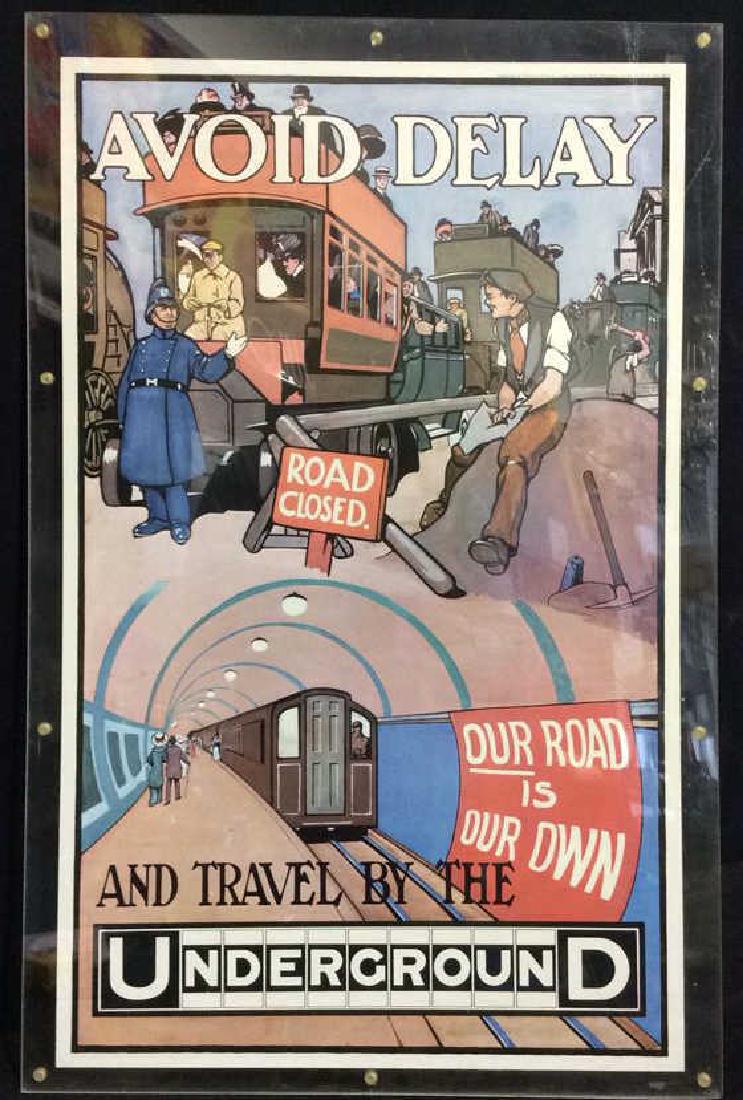 UNDERGROUND Train Vintage Advertising Poster (1 of 10)