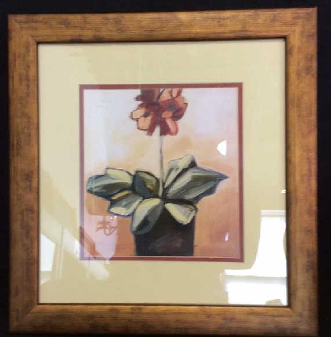 Professionally Framed Matted Floral Art Print (1 of 8)