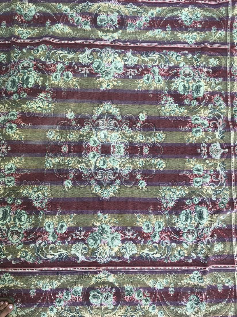 Floral Table Cloth Red and Gold Tones (1 of 4)